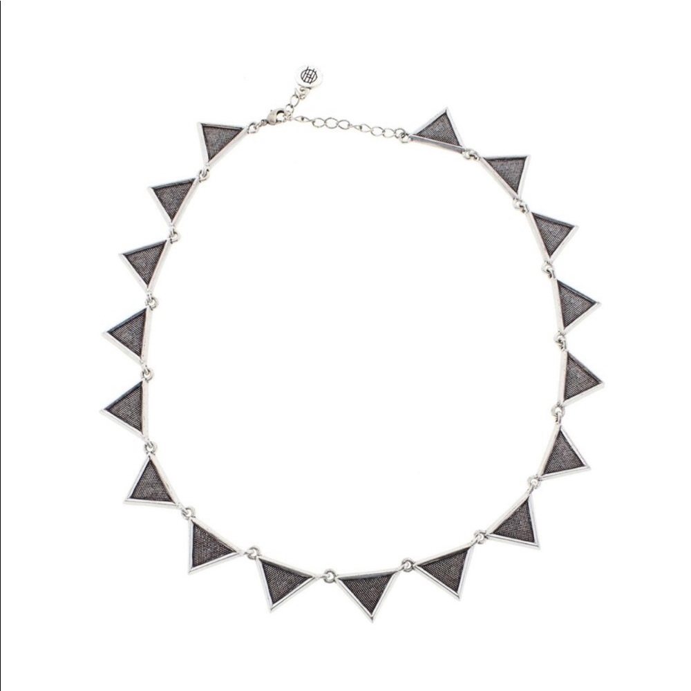 NWT House of Harlow 1960 Triangle Etched Necklace